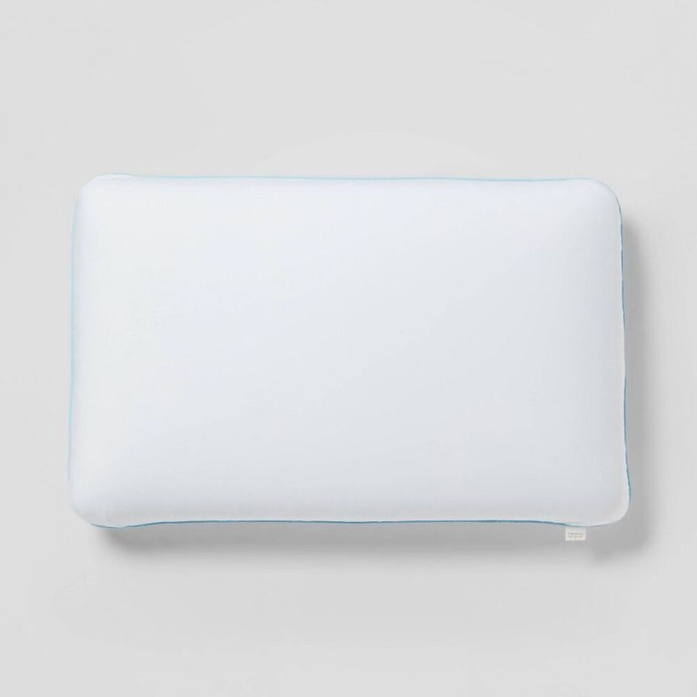 Open Box - Threshold - Standard/Queen Medium Firm Cool Touch Memory Foam  White